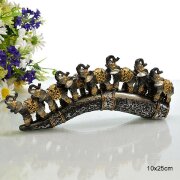 640934 (в уп.72шт.) - Статуэтка Слоны на бивне L-2 [01092707]