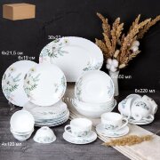 727976 (в уп.2наб.) - Столовый набор 36пр. / GRAY [01108618]