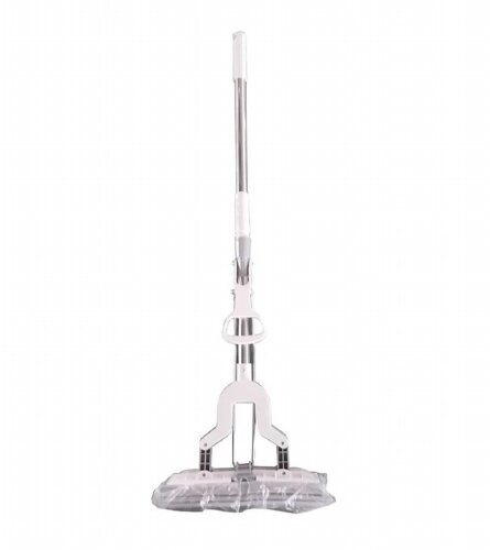 WR-H3002 (в уп.28шт.) - Швабра с отжимом с насадко [01103196] WR-H3002 (в уп.28шт.) - Швабра с отжимом с насадкой PVA, Телескопическая ручка c напылением, высота ручки 91-125см, трубки: d= 22-25см, насадка PVA 28,5см, влажная (с пропиткой).