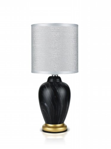 В-HS8474 black+white shade, размер: 130*130*290мм [01103883] В-HS8474 black+white shade, размер: 130*130*290мм (24) светильник настольный