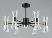 ВР-N5496/6 BK+GD LED120W D610*XH385мм (1) светильн [01100141]