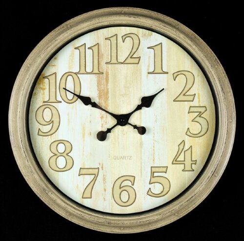 2602-6E-XYM Дерево (в кор.8шт.) - Часы настенные, [01090133] 2602-6E-XYM Дерево (в кор.8шт.) - Часы настенные, размер: D51*B5,5см, материал: пластик, стекло, кварцевый бесшумный механизм с плавным ходом