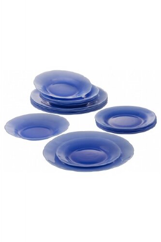 BK-9903 (в уп.2наб.) - Акция Сервиз обеденный 18пр [01094731] BK-9903 (в уп.2наб.) - Акция Сервиз обеденный 18пр.: тарелки обеденная-6шт ( 27см), суповая-6шт(20см), десертная-6шт(19см). Состав: стекло.