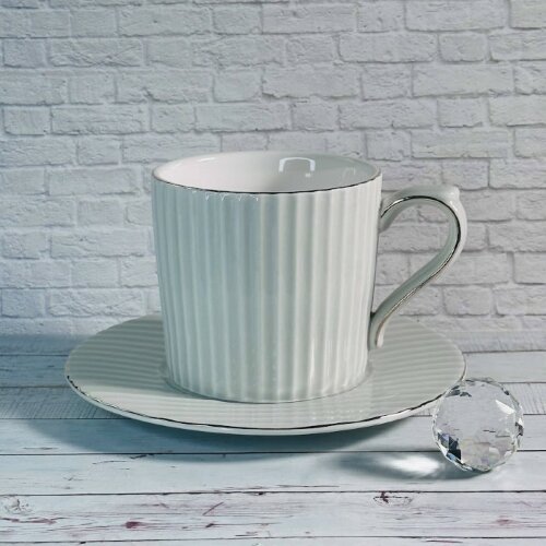 109-122 (в уп.6наб.) - Чайный набор 12пр. в под. у [01106031] 109-122 (в уп.6наб.) - Чайный набор 12пр. в под. упаковке. (6 кружек 270мл, 6 блюдец.), материал: фарфор.