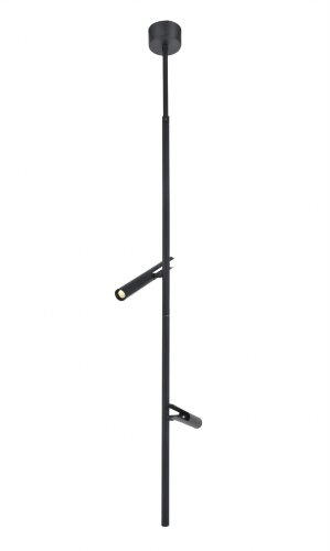 Х-R20816-2 BK LED10W 4000K (стойка выдвижная), (1) [01105986] Х-R20816-2 BK LED10W 4000K (стойка выдвижная), (1) светильник потолочный