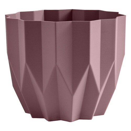 503347-РСВ (в уп.27шт.) - Кашпо "Геометрия" (0,8л. [01106164] 503347-РСВ (в уп.27шт.) - Кашпо "Геометрия" (0,8л.) Цв. Пыльная роза (Арт. КШ-4114)