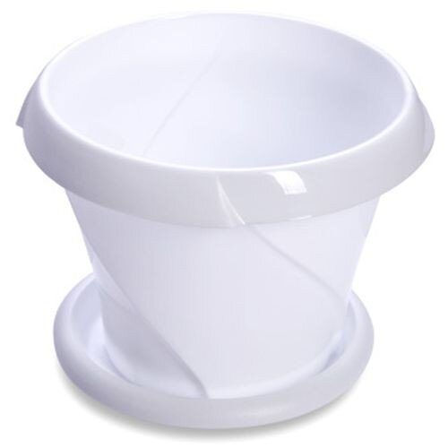 221675-РСВ (в уп.24шт.) - Кашпо &quot;Флориана&quot; с поддо [01105183] 221675-РСВ (в уп.24шт.) - Кашпо "Флориана" с поддонником 2,8л Д215 белый С386