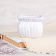 716474 (в уп.120шт.) - Кашпо 9х9х7см. /39016-2W/ б [01108908]