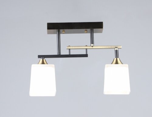 ВР-K2325/2 AB+BK L370*W120*H280мм (10) светильник [01109599] ВР-K2325/2 AB+BK L370*W120*H280мм (10) светильник потолочный