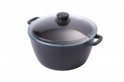 к2633аг (в уп.5шт.) - Кастрюля 4л. Гранит с крышко [01094945]