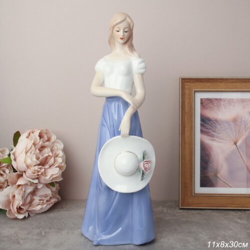 745748 (в уп.32шт.) - Статуэтка Дама 30см. /HP181/ [01111596] 745748 (в уп.32шт.) - Статуэтка Дама 30см. /HP181/, материал: фарфор.