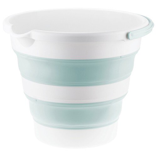 464834-РСВ (в уп.12шт.) - Ведро 10л "ФЛЕКС" складн [01105166] 464834-РСВ (в уп.12шт.) - Ведро 10л "ФЛЕКС" складное Морская волна М2413