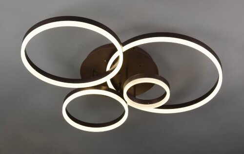 ВР-Y1464/4 BK Led 87W 3000K+6500K+RGB диммер (1) с [01091271] ВР-Y1464/4 BK Led 87W 3000K+6500K+RGB диммер (1) светильник потолочный