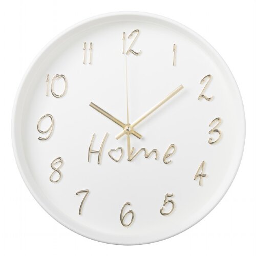 3014-001 (10) Часы настенные круг d=30см, корпус б [01108893] 3014-001 (10) Часы настенные круг d=30см, корпус белый, "Home", "Рубин"