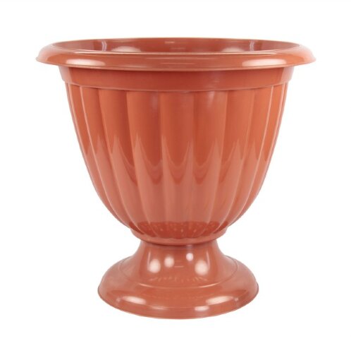 1559М (в уп.18шт.) - Вазон &quot;Жасмин&quot; 6л. (коричневы [01058318] 1559М (в уп.18шт.) - Вазон "Жасмин" 6л. (коричневый), размер: 300х300х290мм.