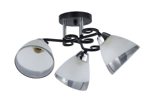 Д9141/3 CR+BK (6) светильник потолочный [01103102] Д9141/3 CR+BK (6) светильник потолочный