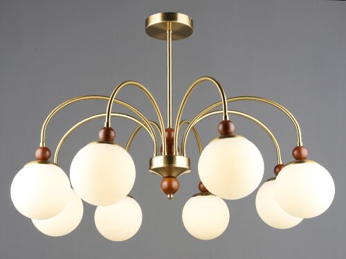 ВР-N6617/8 COP+WOOD D750*H520мм (2) светильник пот [01109735] ВР-N6617/8 COP+WOOD D750*H520мм (2) светильник потолочный