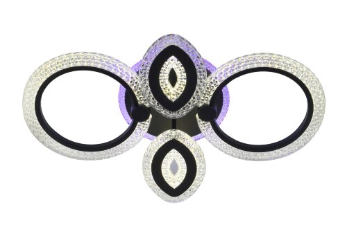 Д2106/2+2C BK Led 88W+16W 3000K+4000K+6500K+RGB ди [01103547] Д2106/2+2C BK Led 88W+16W 3000K+4000K+6500K+RGB диммер (1) светильник потолочный