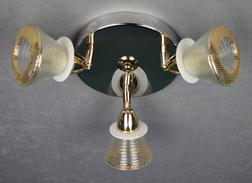 Л-MD1169A/3C CR+FG+CL (6) светильник потолочный [01079165] Л-MD1169A/3C CR+FG+CL (6) светильник потолочный