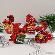 746528 (в уп.24шт.) - Фигурка Лошадь коричневая 3х [01110142]