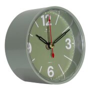 В7-019 (40) Будильник кварц, корпус оливковый "Кла [01108141]