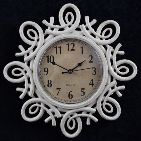 2892-C-XYM Кремовые (в кор.20шт.) - Часы настенные [01076653] 2892-C-XYM Кремовые (в кор.20шт.) - Часы настенные, размер: 30,5*30,5*3,5см, материал: пластик, стекло, кварцевый бесшумный механизм с плавным ходом