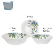 653698 (в кор.2наб.) - Столовый набор 13пр.квадрат [01056503]