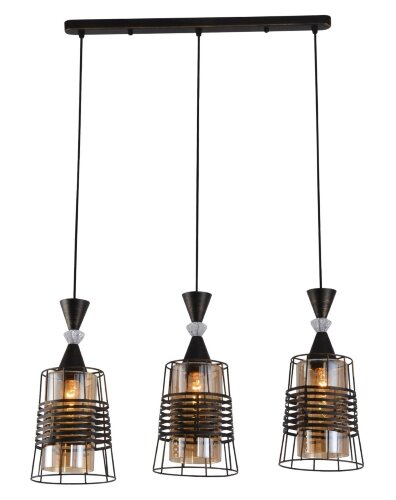 МС-XA3113/3B BK+PATINA GOLD (2) светильник потолоч [01101806] МС-XA3113/3B BK+PATINA GOLD (2) светильник потолочный