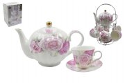 100363 ( уп.8наб.) - Чайный набор 13пр. на мет.под [01108193]
