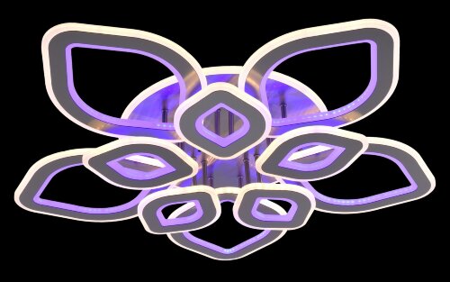 МС-LI8883/5+5A NICKEL (BL+YL) Led 260W+200W 3000K- [01097768] МС-LI8883/5+5A NICKEL (BL+YL) Led 260W+200W 3000K-4000K-6500K диммер (1) светильник потолочный