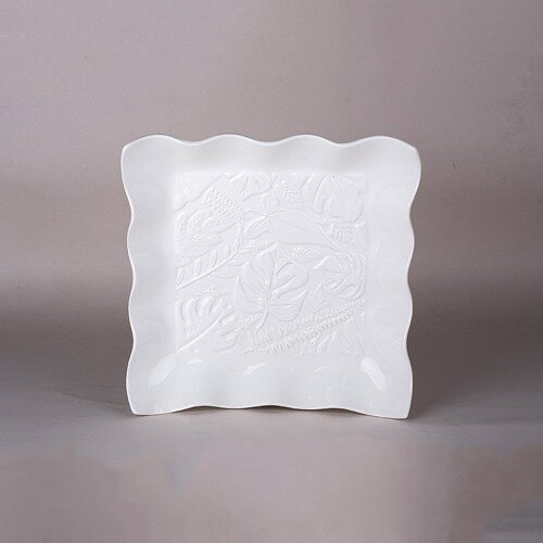 559919-РСВ (в уп.1шт.) - Тарелка десертная 25,5х25 [01110336] 559919-РСВ (в уп.1шт.) - Тарелка десертная 25,5х25,5см, ф.квадрат 9007, материал: фарфор.