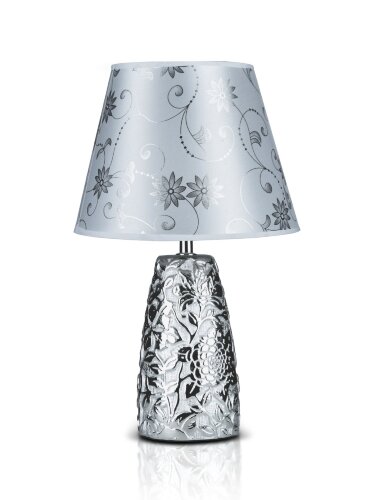 К-AN201L-8&quot; Sliver+Sliver shade H40см (24) светиль [01083112] К-AN201L-8" Sliver+Sliver shade H40см (24) светильник настольный