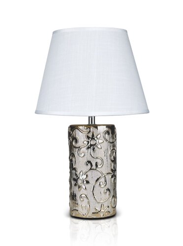 К-AN206F-8&quot; Bronze+White shade H39см (24) светильн [01083126] К-AN206F-8" Bronze+White shade H39см (24) светильник настольный