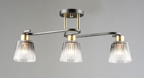 ВР-N6926/3 BK+COP L530*W330*H250 мм (6) светильник [01110160] ВР-N6926/3 BK+COP L530*W330*H250 мм (6) светильник потолочный