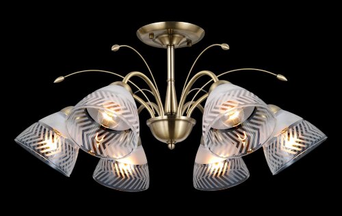 ВР-N7088/6 AB D660*H345мм (4) светильник потолочны [01110245] ВР-N7088/6 AB D660*H345мм (4) светильник потолочный