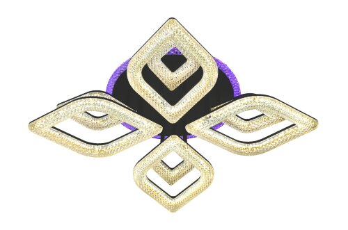 Д3711/4+4C BK Led 160W+20W 3000K+4000K+6500K+RGB д [01103537] Д3711/4+4C BK Led 160W+20W 3000K+4000K+6500K+RGB диммер (1) светильник потолочный