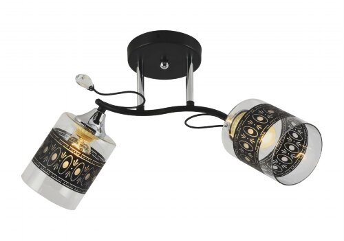 МС-XA1378B/2 BK+CR (10) светильник потолочный [01102545] МС-XA1378B/2 BK+CR (10) светильник потолочный