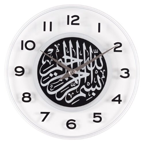 4041-030 (5) Часы настенные из стекла d-39 см, отк [01108133] 4041-030 (5) Часы настенные из стекла d-39 см, открытая стрелка, "Мусульманские" Рубин