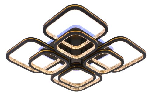 МС-DK6013C/4+4B BK+GOLD STRIP (RGB) Led 136W+6W 30 [01102466] МС-DK6013C/4+4B BK+GOLD STRIP (RGB) Led 136W+6W 3000K+4000K+6500K диммер (1) светильник потолочный