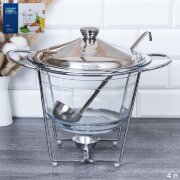 747227 (в уп.4шт.) - Мармит с подогревом 4л с поло [01034403]