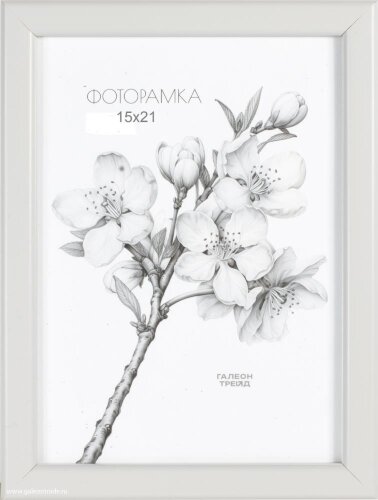 135734 (в уп.10шт.) - Фоторамка 15x21см. / 1503-01 [01111826] 135734 (в уп.10шт.) - Фоторамка 15x21см. / 1503-015 /, материал: пластик,стекло, двп.