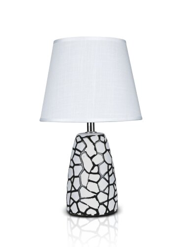 К-SV001 Black+White shade H33см (24) светильник на [01104502] К-SV001 Black+White shade H33см (24) светильник настольны