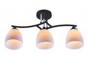 МС-XA1108/3 BK+CR (6) светильник потолочный [01103797]