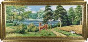180*80 07 М/Р Картина гобелен с люрексом [01090325]