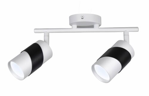 PRD-G 0019/2 WH+BK 263*80*190мм патрон: GU10 лампо [01109798] PRD-G 0019/2 WH+BK 263*80*190мм патрон: GU10 лампочки в комплект не входят (20) светильник потолочный