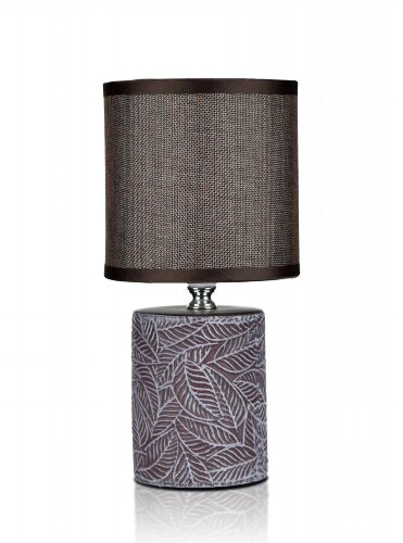 В-HS8319 brown+brown shade, размер: 130*130*270мм [01100296] В-HS8319 brown+brown shade, размер: 130*130*270мм (24) светильник настольный