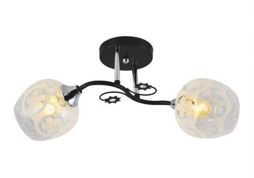 МС-XA1379B/2 BK+CR (10) светильник потолочный [01102547] МС-XA1379B/2 BK+CR (10) светильник потолочный