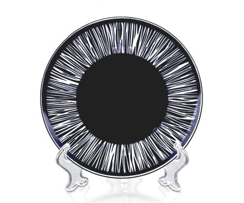 85-140-016 АКЦИЯ - Тарелка "Витас" прозр.черн. [01084908] 85-140-016 АКЦИЯ - Тарелка "Витас" прозр.черн.