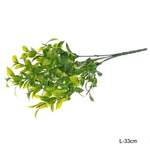 640982 (в уп.2/600шт.) - Зелень искусственная 33см [01099372] 640982 (в уп.2/600шт.) - Зелень искусственная 33см / WH-20 /, материал: пластик.