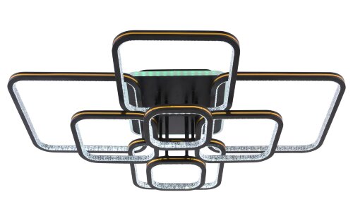 МС-DK6014/8 BK+GOLD STRIP (RGB) Led 180W+6W 3000K+ [01102470] МС-DK6014/8 BK+GOLD STRIP (RGB) Led 180W+6W 3000K+4000K+6500K диммер (1) светильник потолочный